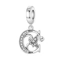 Zircon Letter Dangle Bead