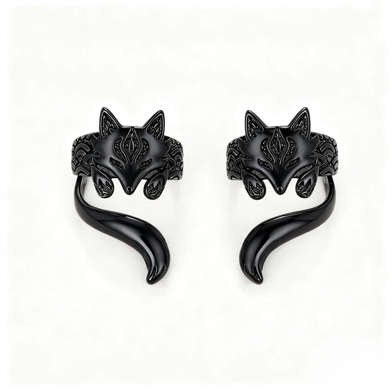 Silver Fox Ear Cuff