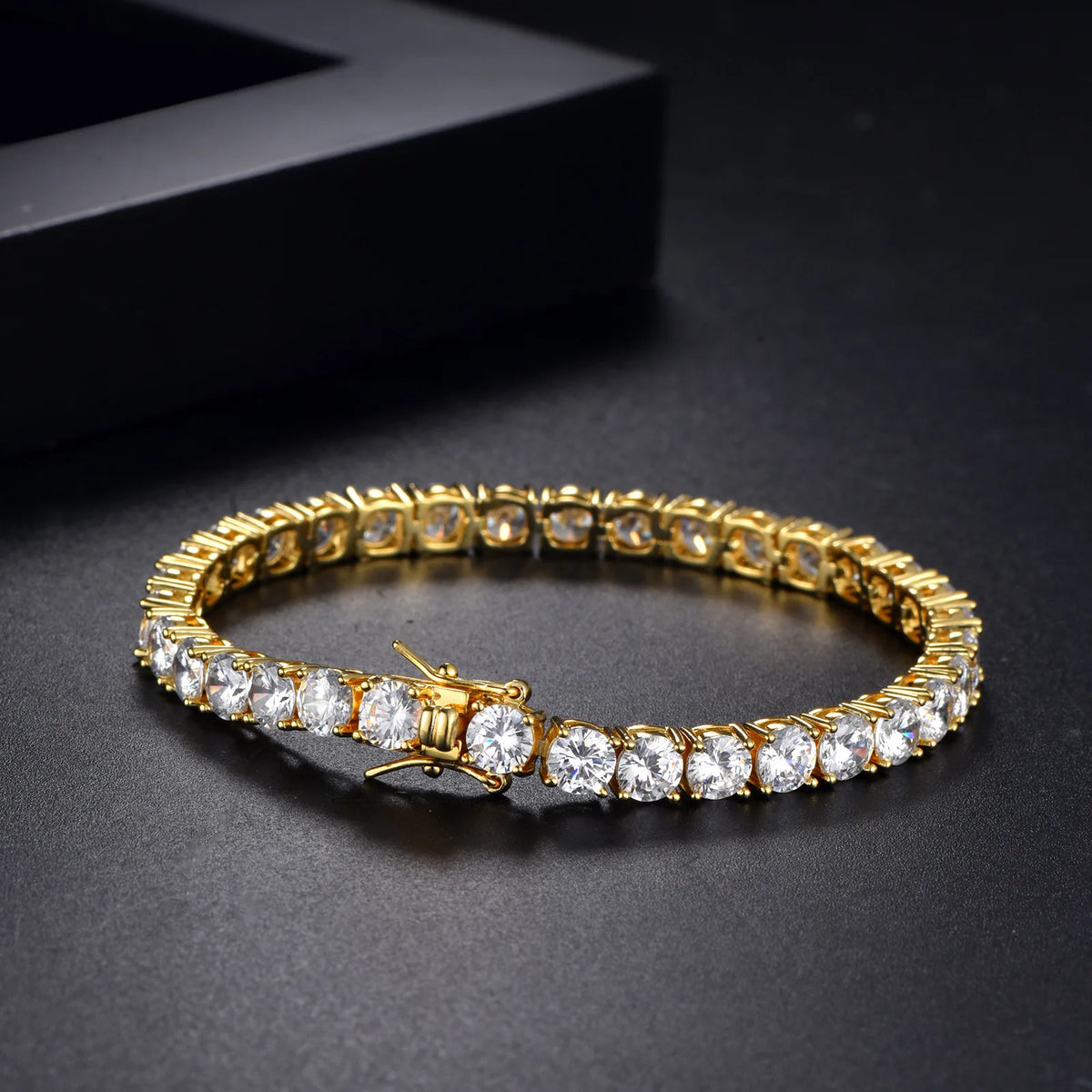 Classic Silver Tennis Bracelet