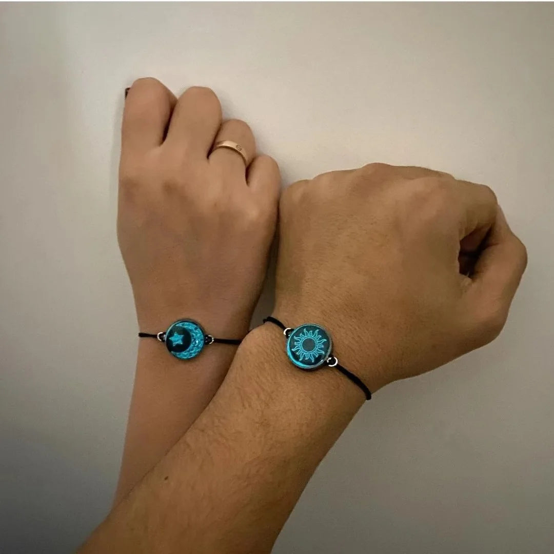 Celestial Sun & Moon Luminous Bracelets