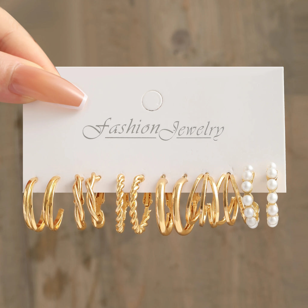 Royal Gold Earring Collection