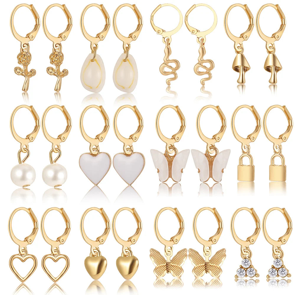 Royal Gold Earring Collection