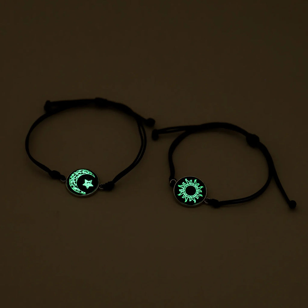 Celestial Sun & Moon Luminous Bracelets
