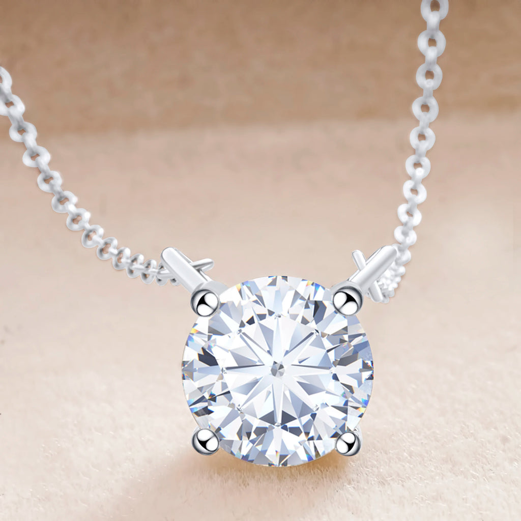 Moissanite Pendant Necklace