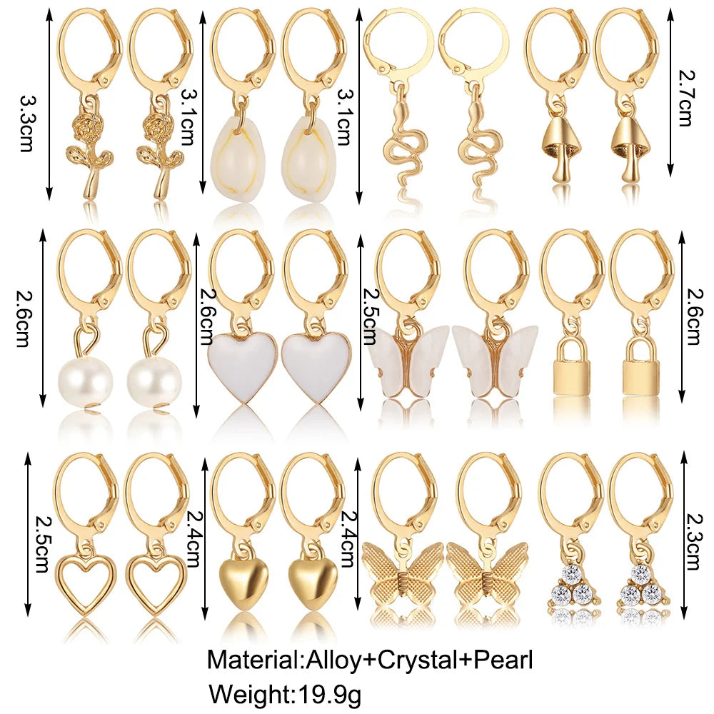 Royal Gold Earring Collection