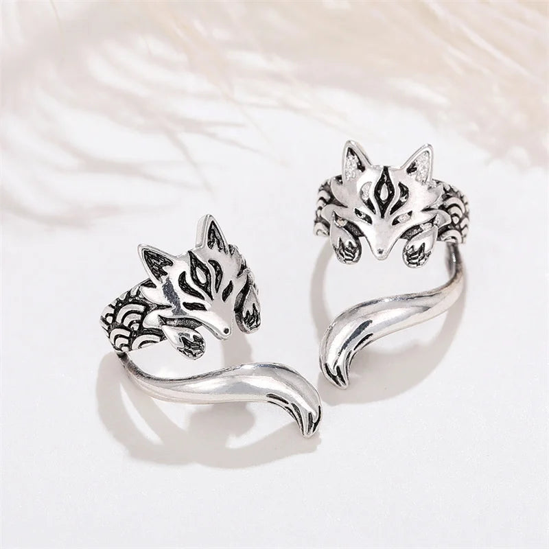 Silver Fox Ear Cuff