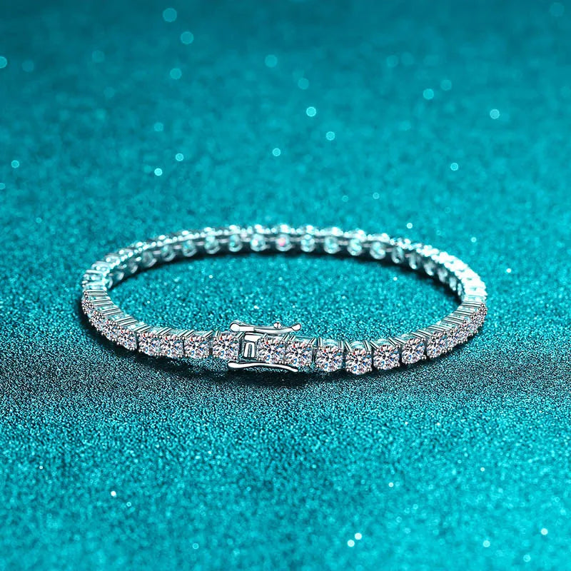 Classic Silver Tennis Bracelet