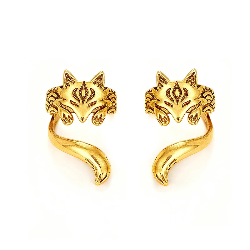 Silver Fox Ear Cuff