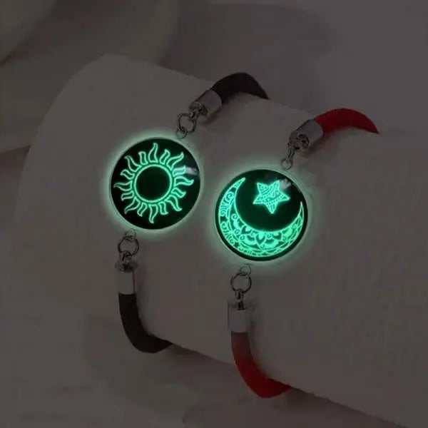 Celestial Sun & Moon Luminous Bracelets
