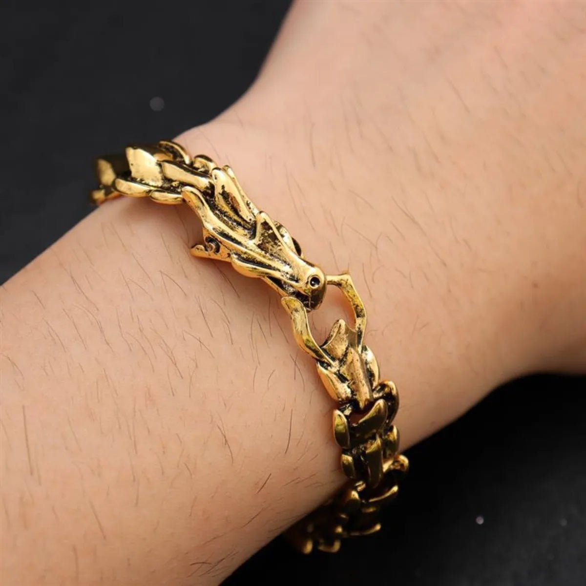 Retro Dragon Spine Bracelet