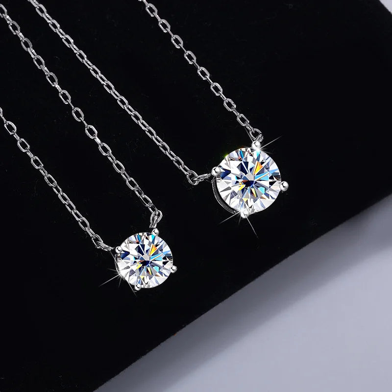 Moissanite Pendant Necklace