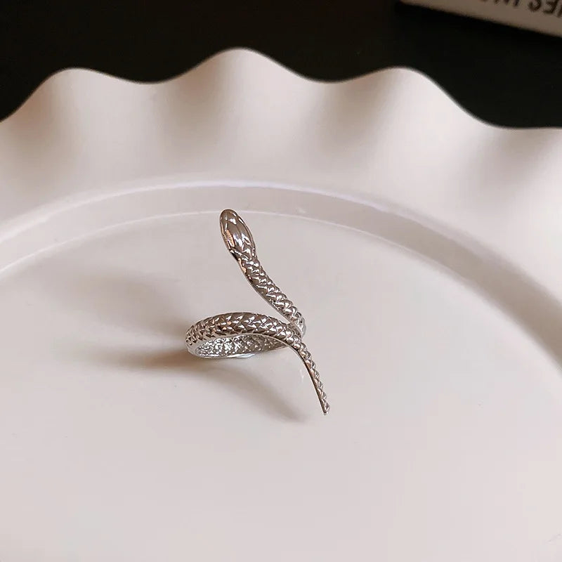 Coiled Serpent Cuff Set