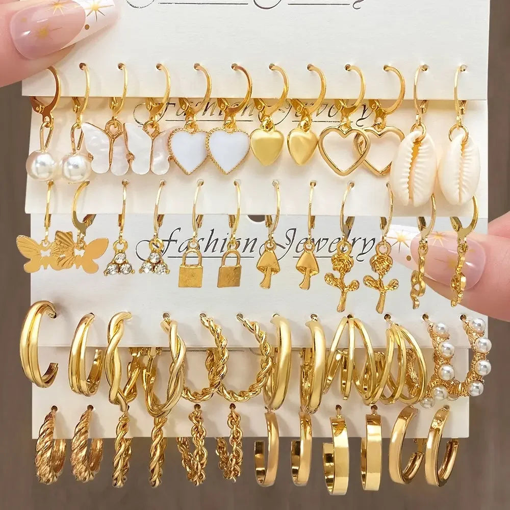 Royal Gold Earring Collection