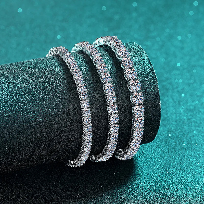 Classic Silver Tennis Bracelet