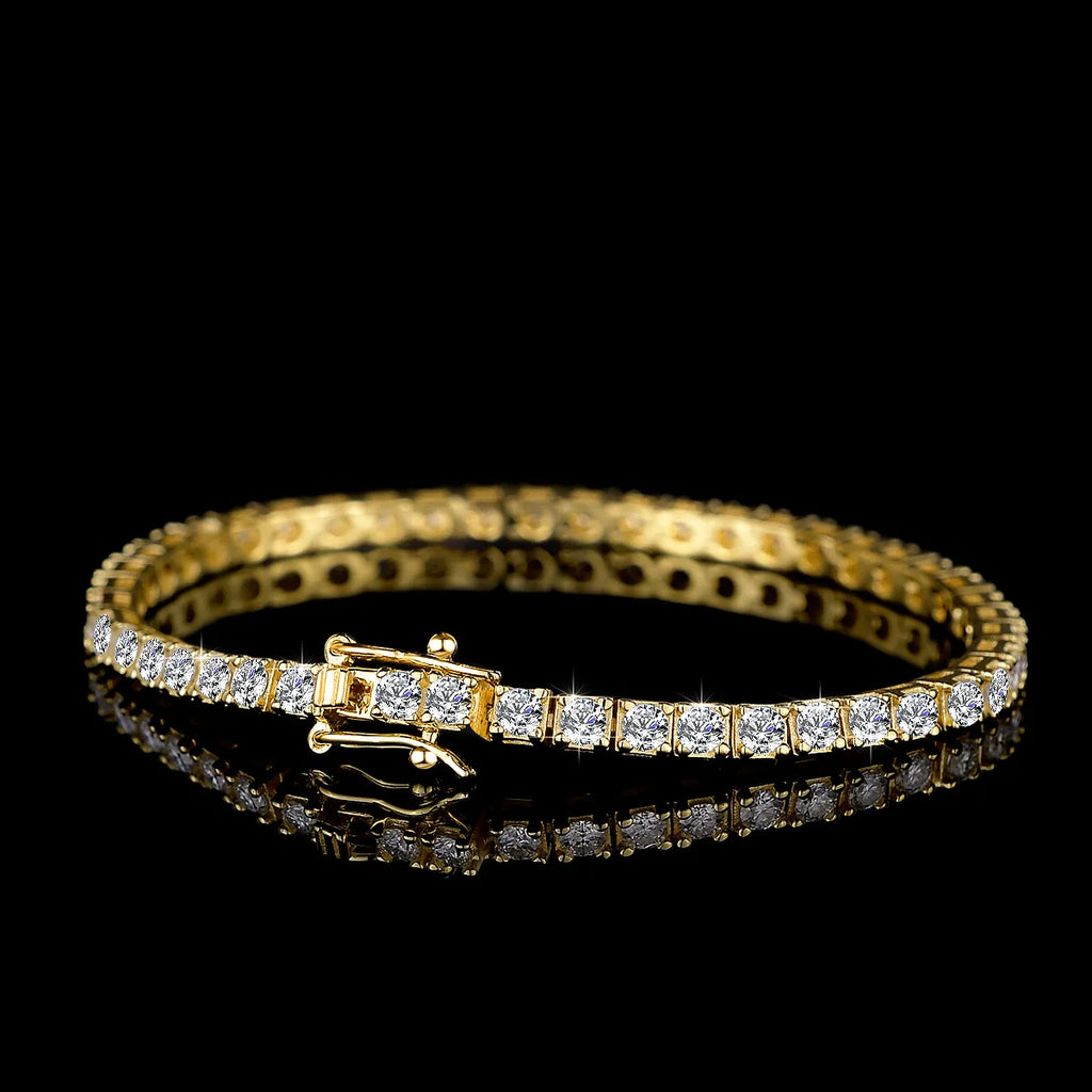 Classic Silver Tennis Bracelet