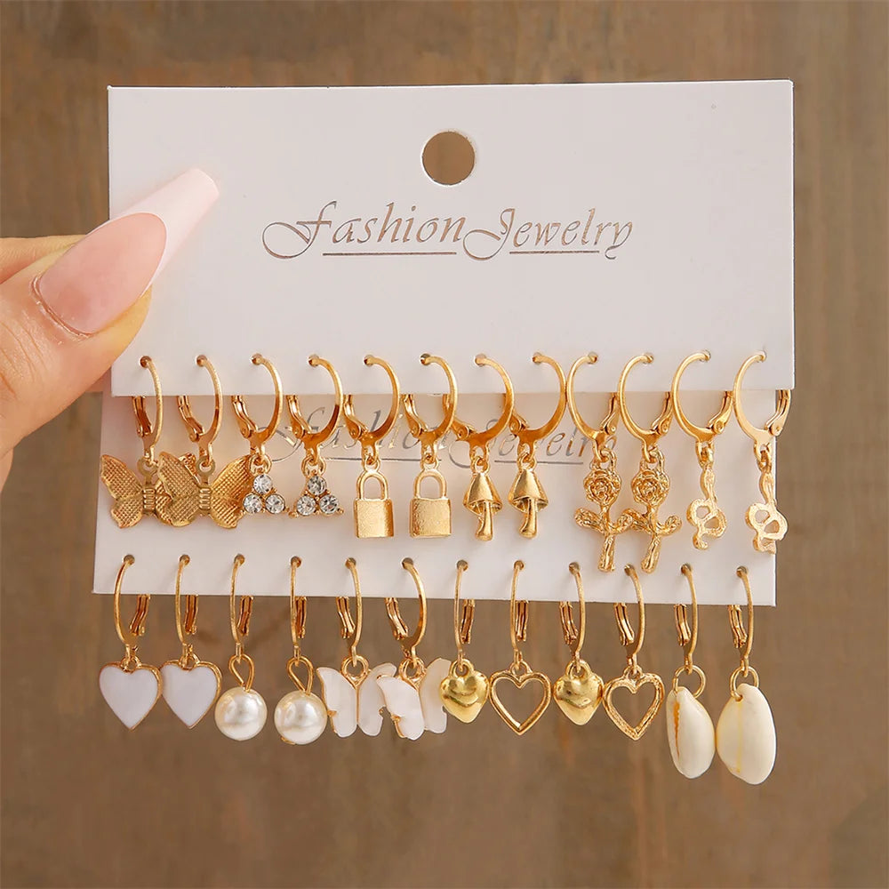 Royal Gold Earring Collection