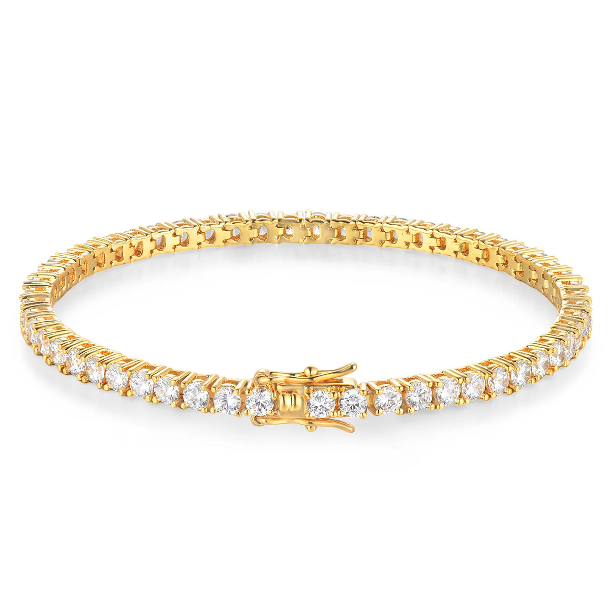 Classic Silver Tennis Bracelet