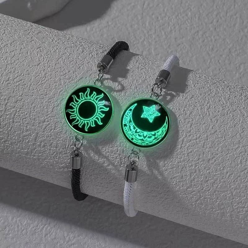Celestial Sun & Moon Luminous Bracelets