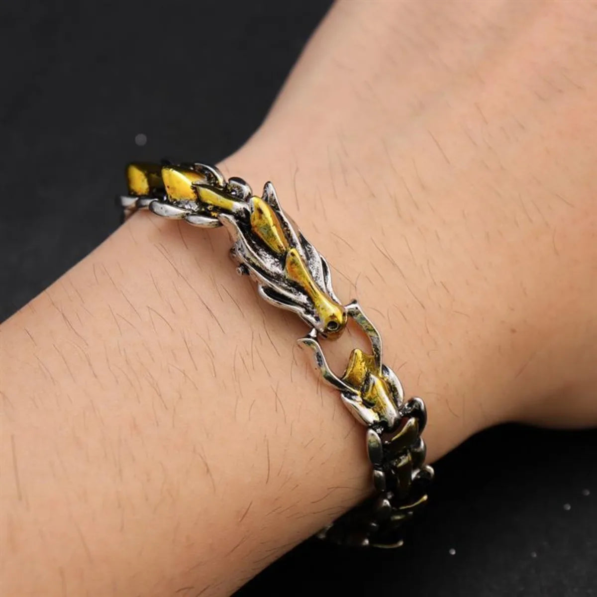 Retro Dragon Spine Bracelet