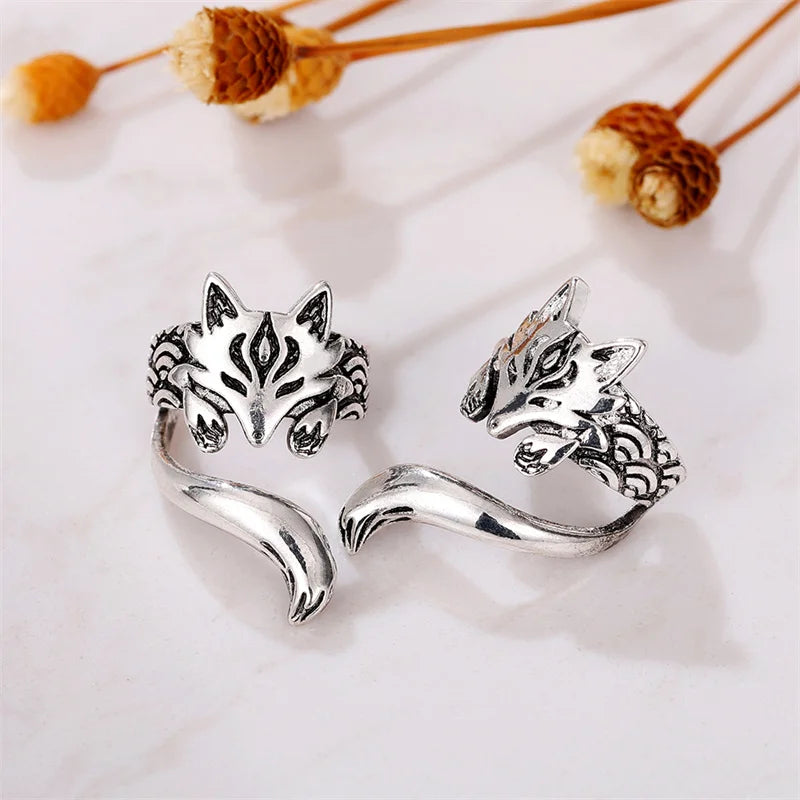 Silver Fox Ear Cuff