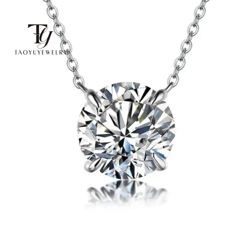 Moissanite Pendant Necklace