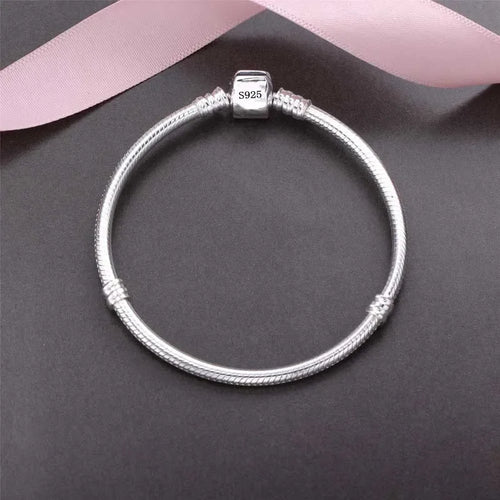 Classic Sterling Silver Snake Chain Bracelet