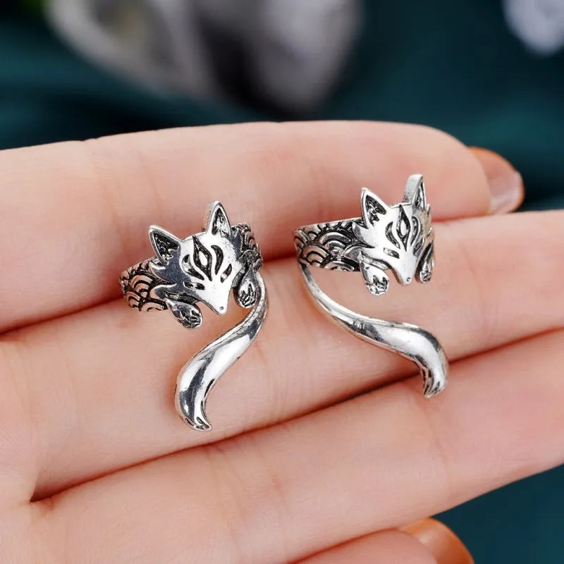 Silver Fox Ear Cuff
